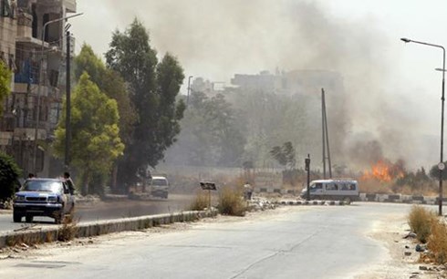 Một vụ đánh bom tại thủ đô Damascus