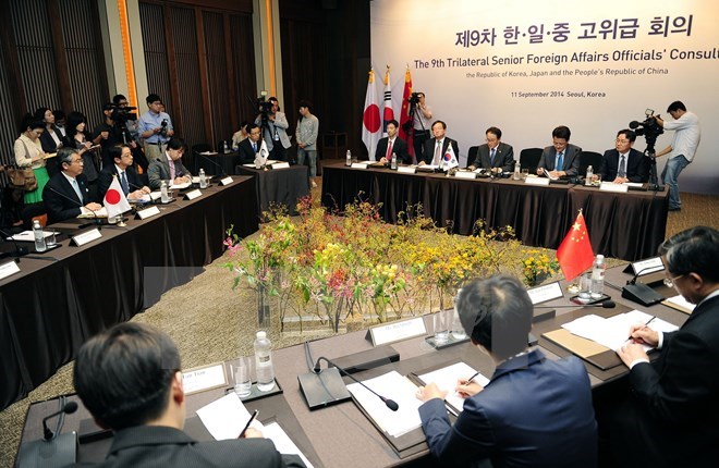 Một cuộc họp của các nhà ngoại giao cấp cao Nhật Bản, Trung Quốc, Hàn Quốc