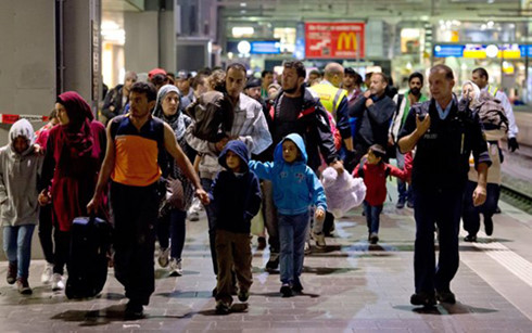 Người tị nạn ở nhà ga Munich