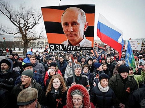 Đại đa số dân Nga vẫn tin tưởng vào Tổng thống Nga V. Putin