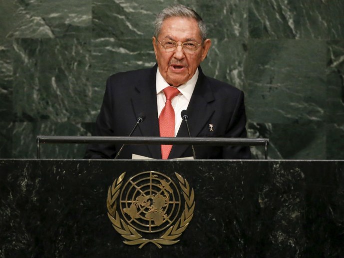 Chủ tịch Cuba Raul Castro lần đầu tiên phát biểu trước Liên Hiệp Quốc