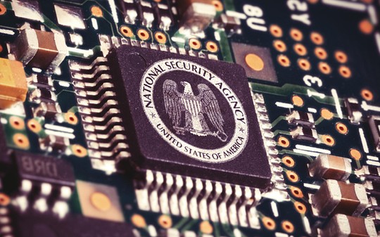 Một mircochip của Cơ quan An ninh Quốc gia Mỹ (NSA)