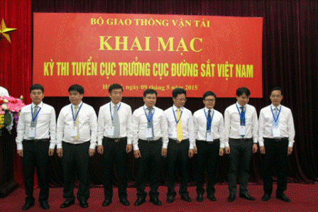 Các ứng viên thi tuyển Cục trưởng Cục đường sắt Việt Nam