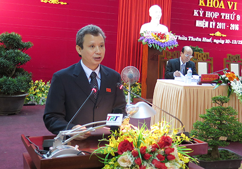 Ông Lê Trường Lưu được bầu chức Bí thư Tỉnh ủy Thừa Thiên Huế khóa 14, theo tin tức mới cập nhật trong nước 