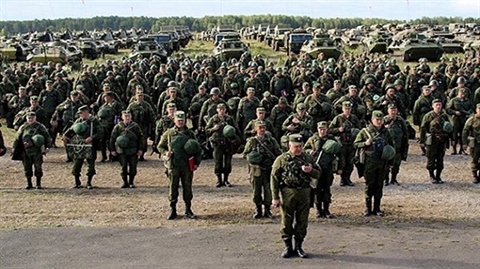 Quân đội Nga trong một cuộc tập trận