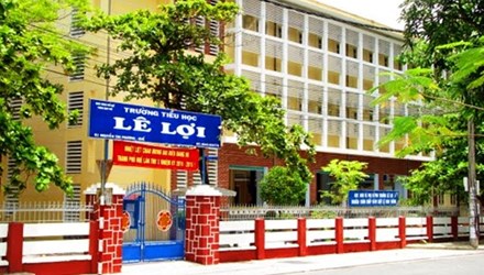 Trường tiểu học Lê Lợi, nơi xảy ra vụ việc kẻ gian đột nhập trộm đi két sắt, theo những tin pháp luật 24h qua
