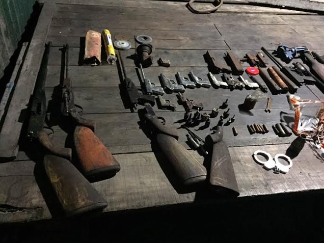 Số súng và vũ khí tự chế tại xưởng của Cao Đăng Sửu, theo những tin tức pháp luật online mới nhất trong ngày
