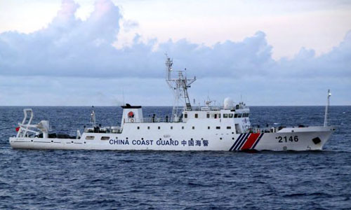 Một chiếc tàu của tuần duyên Trung Quốc xuất hiện ở Hoa Đông năm ngoái