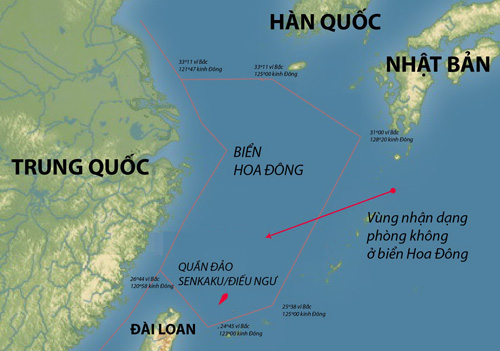 Trung Quốc rất có thể đã đơn phương đặt vùng nhận dạng phòng không ở Biển Đông như từng làm ở biển Hoa Đông