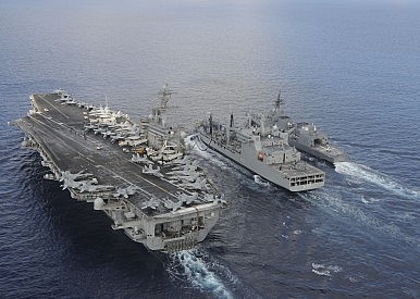 Hải quân Mỹ và Nhật Bản đang triển khai cuộc tập trận chung đầu tiên trên Biển Đông