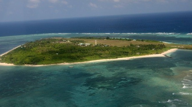 Đảo Ba Bình thuộc quần đảo Trường Sa của Biển Đông Việt Nam, hiện bị Đài Loan chiếm đóng trái phép