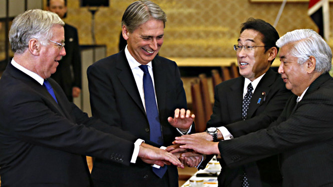 Anh và Nhật Bản cam kết giúp đỡ các nước ASEAN nâng cao năng lực quốc phòng trong bối cảnh tình hình Biển Đông hiện nay