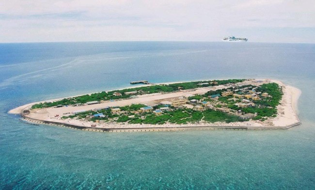 Đảo Ba Bình thuộc quần đảo Trường Sa của Biển Đông Việt Nam