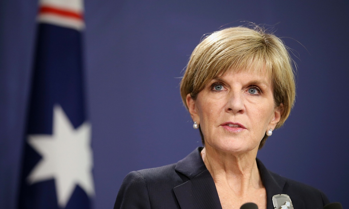 Ngoại trưởng Australia Julie Bishop sẽ chất vấn Trung Quốc về tình hình Biển Đông hiện nay