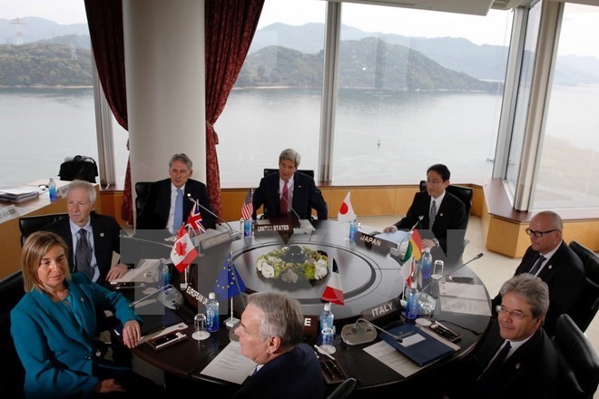 Cũng trong buổi họp báo chiều 14/4, ông Lê Hải Bình cho biết Việt Nam hoan nghênh tuyên bố của Hội nghị Ngoại trưởng G7 về tình hình Biển Đông