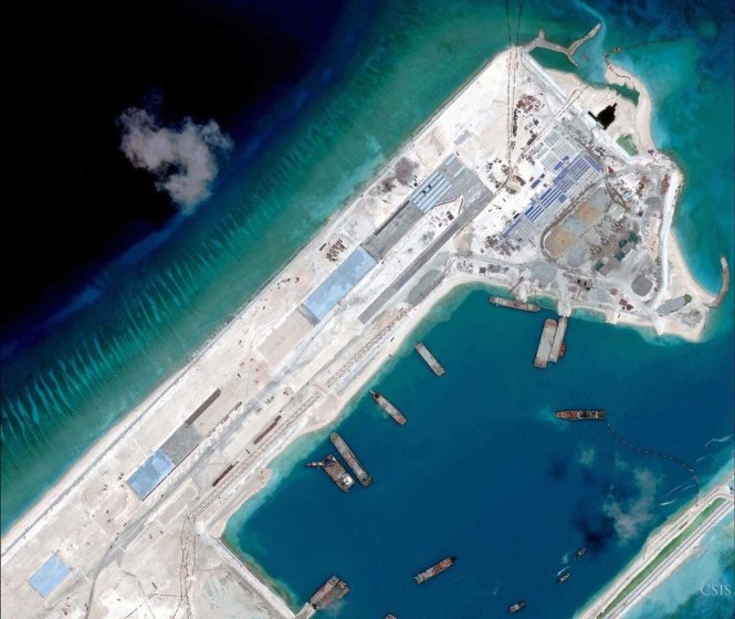 Tình hình Biển Đông mới nhất: Trung Quốc lu loa kêu 'mất đảo' ở Biển Đông
