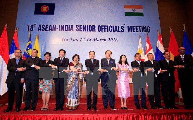 Quan chức cao cấp ASEAN - Ấn Độ bàn về tình hình Biển Đông
