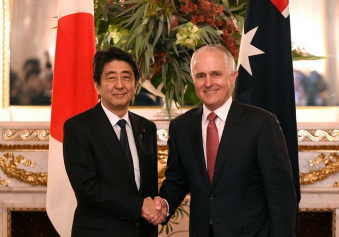 Nhật Bản và Australia đang ngày càng tỏ rõ sự quan ngại về tình hình Biển Đông hiện nay
