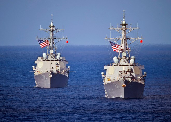 Thông tin Hải quân Mỹ tuần tra Biển Đông đã thu hút sự chú ý lớn từ dư luận thế giới thời gian gần đây