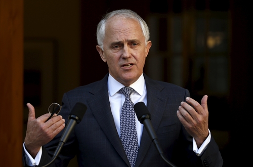 Thủ tướng Australia Malcolm Turnbull bày tỏ sự quan ngại về tình hình Biển Đông hiện nay