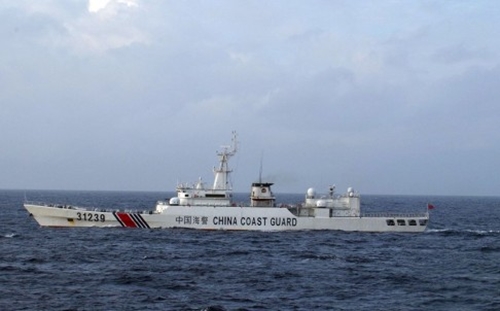 Tàu Trung Quốc có vũ trang đi vào gần nơi tranh chấp với Nhật Bản trên biển Hoa Đông