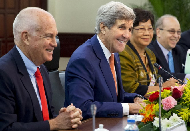 Chuyến công du châu Á của Ngoại trưởng Mỹ John Kerry được cho là nhằm tạo áp lực lên Trung Quốc về tình hình Biển Đông