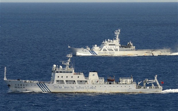 Tàu vũ trang Trung Quốc lại đến gần đảo tranh chấp với Nhật Bản trên biển Hoa Đông