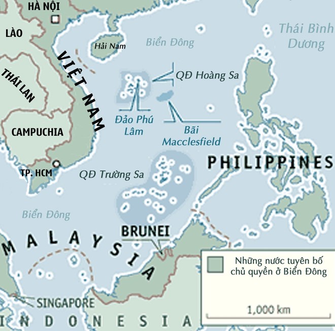 Địa điểm tập trận Balikatan giữa Mỹ và Philippines sẽ nằm ở gần nơi Trung Quốc cải tạo phi pháp ở quần đảo Trường Sa của Biển Đông Việt Nam