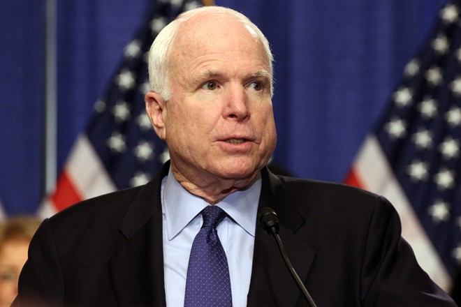 Thượng nghị sĩ John McCain cho rằng tình hình Biển Đông căng thẳng như hiện nay là do Mỹ trì hoãn việc tuần tra