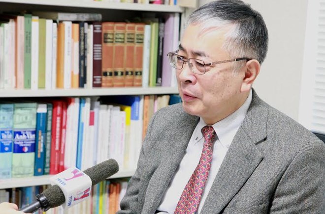Giáo sư Kurihara Hirohide, chuyên gia về quan hệ Việt - Trung trả lời phỏng vấn về tình hình Biển Đông hiện nay