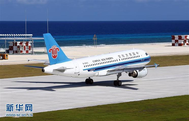 Máy bay Trung Quốc hạ cánh trái phép xuống đảo nhân tạo phi pháp, theo những tin tức mới nhất về tình hình Biển Đông