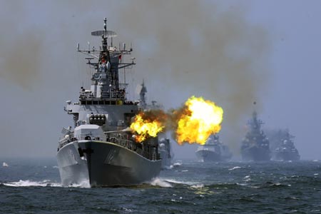 Trung Quốc thường xuyên đưa tàu hộ vệ, tàu tên lửa ra Biển Đông