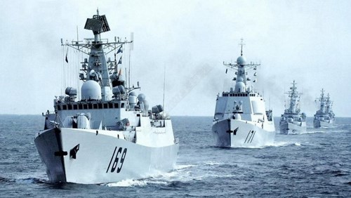 Hạm đội Nam Hải Trung Quốc thường xuyên giễu võ dương oai trên Biển Đông