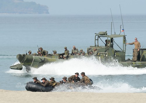 Mỹ và Philippines tiến hành tập trận đột kích đổ bộ ở Biển Đông