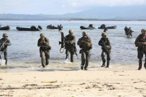 Tình hình Biển Đông ngày 8/10: Binh sĩ Mỹ - Philippines trong một đợt diễn tập tấn công đổ bộ