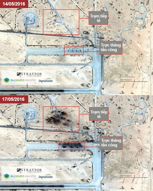Hình ảnh căn cứ T4 trước và sau khi bị phá hủy, theo những tin tức mới nhất về tình hình Syria hiện nay