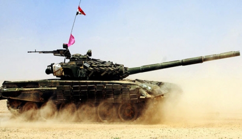 Xe tăng của quân đội chính phủ Syria