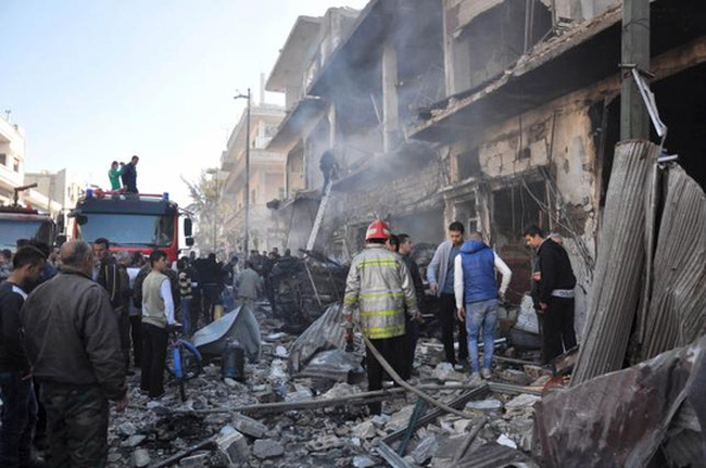 Tin tức mới cập nhật về tình hình chiến sự Syria đưa tin một vụ đánh bom kép vừa xảy ra tại tỉnh Homs
