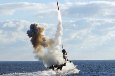 Chiến hạm Buyan-M tấn công IS bằng tên lửa Kalibr-NK