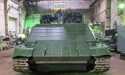 Xe tăng Azovetz đang được kiểm nghiệm
