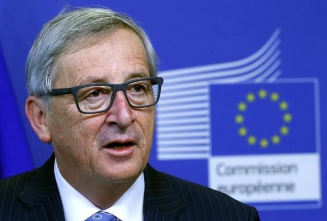 Chủ tịch EC Jean-Claude Juncker trong một phiên họp báo trước cuộc họp thượng đỉnh của các nước EU