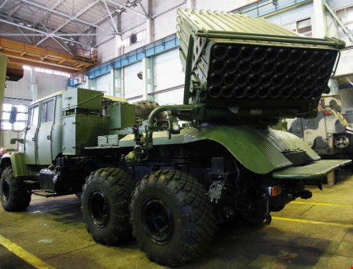 Tình hình Ukraine mới nhất cho biết Ukraine tiết lộ pháo phản lực Verba nâng cấp từ BM-21 Grad 