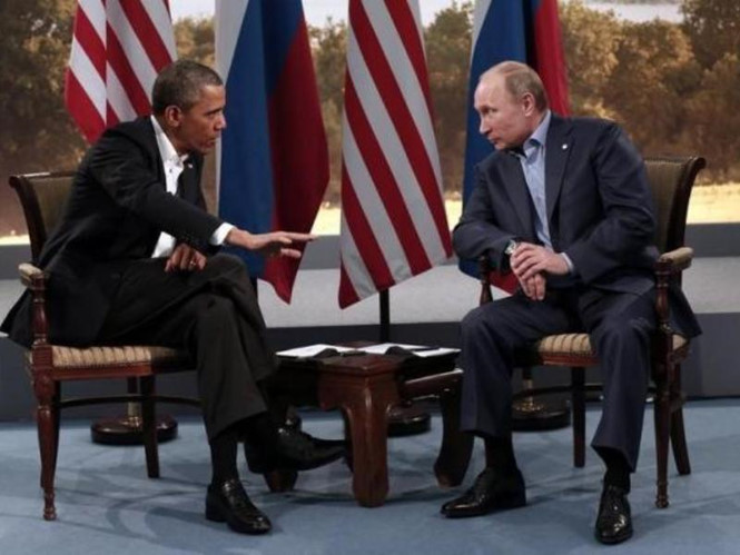 Tổng thống Barack Obama trong một cuộc hội đàm với Tổng thống Nga Vladimir Putin tại thượng đỉnh G8 hồi năm 2013 