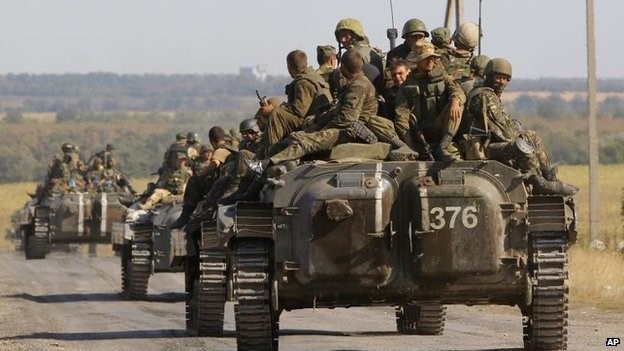 Tổng thống Putin đã ra lệnh cho 17.600 lính đóng quân gần Ukraine trở về căn cứ
