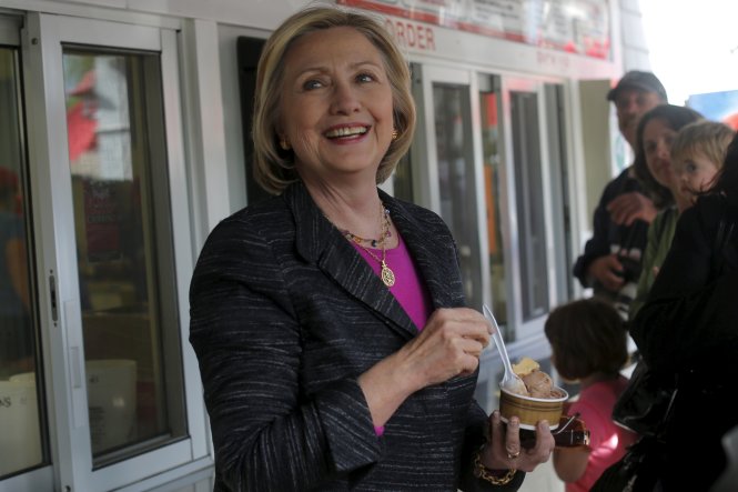 Bà Hillary Clinton đang tham gia cuộc tranh cử Tổng thống Mỹ 