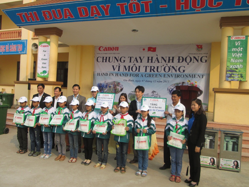 Canon Việt Nam đồng hành cùng bảo vệ môi trường sống 
