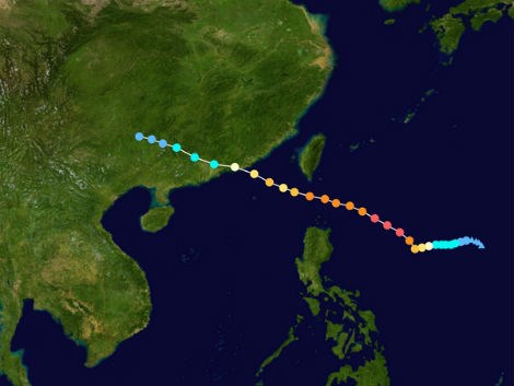 Trung Quốc ngang ngược cảnh bảo bão ra toàn bộ khu vực Biển Đông