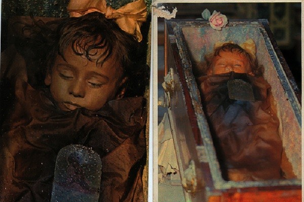 Bảo tàng này cũng lưu giữ xác ướp của cô bé Rosalia, được coi là xác ướp xinh đẹp nhất thế giới
