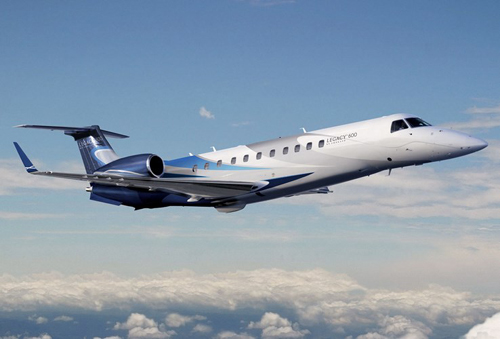 Máy bay mà bầu Đức mới mua là máy bay Legacy 600, có giá khoảng 20 triệu USD