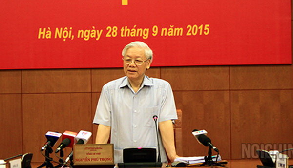 Tổng Bí thư Nguyễn Phú Trọng chủ trì phiên họp thứ 8 Ban Chỉ đạo Trung ương về phòng chống tham nhũng